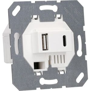 Ładowarka USB Jung - USB15CAWW - 2 Porty - Biała Ładowarka USB Jung - USB15CAWW - 2 Porty - Biała