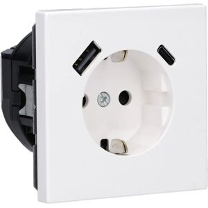 Jung Alpine Weiß USB Steckdosen - LS1520-15CWW - Elektrische Steckdose Jung Alpine Weiß USB Steckdosen - LS1520-15CWW - Elektrische Steckdose