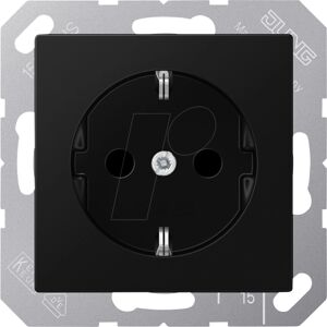 JUNG A1520BFSWM - Power Outlet Series A - Black JUNG A1520BFSWM - Power Outlet Series A - Black