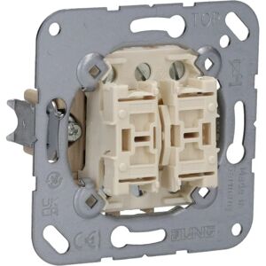 Jung 539 U Double Switch - 2-Way 250V 10A Metal Jung 539 U Double Switch - 2-Way 250V 10A Metal