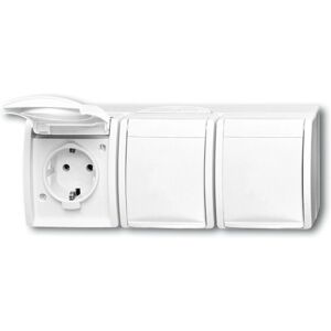 Busch-Jaeger Modell 2300/3 EW-54 Steckdose - Steckdose Busch-Jaeger Modell 2300/3 EW-54 Steckdose - Steckdose