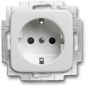 Busch-Jaeger Model 20 EUCBLI-214 - Stopcontact Schuko - Wit Busch-Jaeger Model 20 EUCBLI-214 - Stopcontact Schuko - Wit