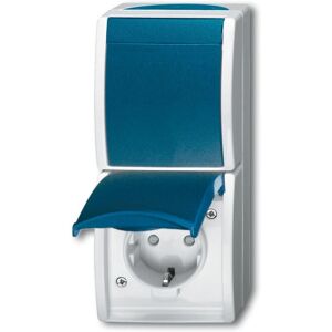 Busch-Jaeger 2601/6/20 EBW-53 Prise Type F - IP44 - Publicité Busch-Jaeger 2601/6/20 EBW-53 Prise Type F - IP44 - Publicité