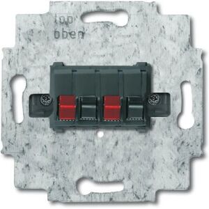 Busch-Jaeger 0248/05-101 Speaker Socket - 2-Gang, Black Busch-Jaeger 0248/05-101 Speaker Socket - 2-Gang, Black