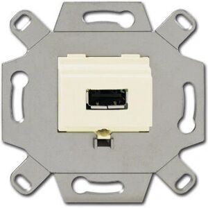 Busch-Jaeger 0261/12 Prise USB - Métal IP20 - Publicité Busch-Jaeger 0261/12 Prise USB - Métal IP20 - Publicité