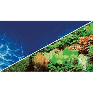Hobby Marine Blue 120x50cm Double Water Plant Background - Aquarium Hobby Marine Blue 120x50cm Double Water Plant Background - Aquarium