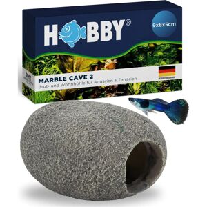 Hobby Marmeren Grot 2 Grijs - Aquarium Decoratie Hobby Marmeren Grot 2 Grijs - Aquarium Decoratie