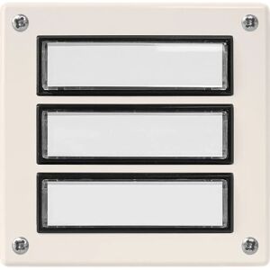 Grothe ETA 633 WS - Interphone de surface rectangulaire - Résistant aux intempéries Grothe ETA 633 WS - Interphone de surface rectangulaire - Résistant aux intempéries