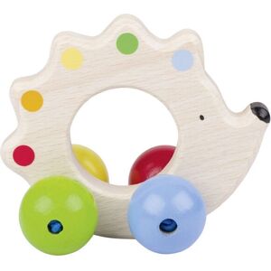 Goki 737420 Baby Rattle - Wooden Grip & Beads Goki 737420 Baby Rattle - Wooden Grip & Beads