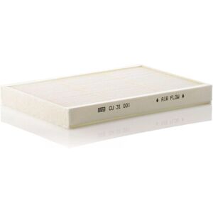 Filtro de aire de cabina MANN-FILTER CU 31 001 - Filtro de partículas de alta eficiencia con carbón activado Filtro de aire de cabina MANN-FILTER CU 31 001 - Filtro de partículas de alta eficiencia con carbón activado
