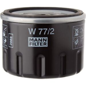 MANN-FILTER W 77/2 Oil Filter - Spin-on, 76mm, Non-return Valve - Car/Van MANN-FILTER W 77/2 Oil Filter - Spin-on, 76mm, Non-return Valve - Car/Van
