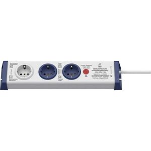 interBär Model 8110-002.01 Verlengsnoer - 3 Stopcontacten, Wit & Blauw interBär Model 8110-002.01 Verlengsnoer - 3 Stopcontacten, Wit & Blauw