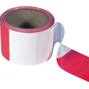 POSAMO Cinta de Barrera - 80mm x 100m - Rojo/Blanco - Barrier Tape POSAMO Cinta de Barrera - 80mm x 100m - Rojo/Blanco - Barrier Tape