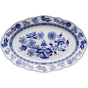 Hutschenreuther Model 02001-720002-12735 Niebieski wzór cebuli talerz z porcelany Hutschenreuther Model 02001-720002-12735 Niebieski wzór cebuli talerz z porcelany