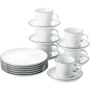 Thomas Cucina Colori Black Kaffee-Set - 18-tlg. - Porzellan Thomas Cucina Colori Black Kaffee-Set - 18-tlg. - Porzellan