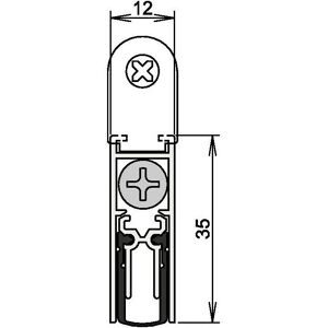 Athmer Modèle 1-392 Joint de porte en bois Argent - Joint d'étanchéité - Publicité Athmer Modèle 1-392 Joint de porte en bois Argent - Joint d'étanchéité - Publicité