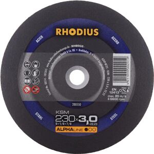 Disques Rhodius KSM - 230 mm Acier - 3 mm d'épaisseur - Pour usage à la main - Publicité Disques Rhodius KSM - 230 mm Acier - 3 mm d'épaisseur - Pour usage à la main - Publicité