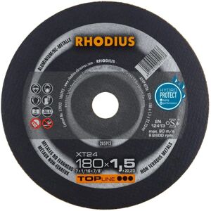 Rhodius - Disco de corte XT24 180 x 1,5mm - Disco de corte para metales Rhodius - Disco de corte XT24 180 x 1,5mm - Disco de corte para metales