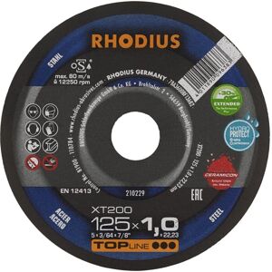 Rhodius RHO 210229 - Disco de corte - Acero, Cerámica, 125mm Rhodius RHO 210229 - Disco de corte - Acero, Cerámica, 125mm