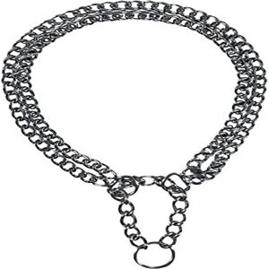 Trixie Dog Collar - Double Choke Chain, 35cm - Dog Training Accessories Trixie Dog Collar - Double Choke Chain, 35cm - Dog Training Accessories
