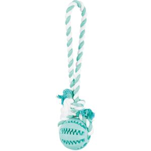 Trixie Dog Toy with Rubber Ball & Rope - 7cm/24cm Trixie Dog Toy with Rubber Ball & Rope - 7cm/24cm