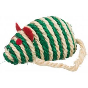 Topo in sisal Trixie - Giocattolo per gatti 10cm - Con erba gatta naturale Topo in sisal Trixie - Giocattolo per gatti 10cm - Con erba gatta naturale