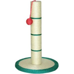 Trixie Posto Rascatore in Sisal con Base - Per Gatti - 50cm Trixie Posto Rascatore in Sisal con Base - Per Gatti - 50cm