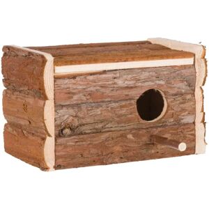 Trixie Bird Nesting Box - Natural Wood, Hinged Lid - 21x13x12 cm - Bird Nesting Box Trixie Bird Nesting Box - Natural Wood, Hinged Lid - 21x13x12 cm - Bird Nesting Box