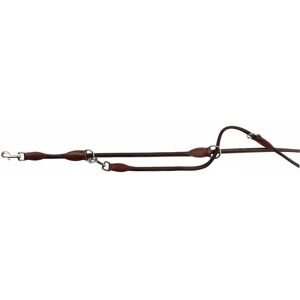 Trixie Dog Leather Leash - 2m Brown - Adjustable, Small/Medium Trixie Dog Leather Leash - 2m Brown - Adjustable, Small/Medium