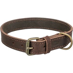 Trixie Leather Dog Collar - L - 48-56 cm - Dark Brown Trixie Leather Dog Collar - L - 48-56 cm - Dark Brown