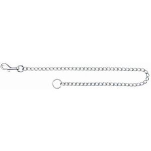 Trixie Chrome Dog Collar & Leash - M-L - Dog Type Trixie Chrome Dog Collar & Leash - M-L - Dog Type