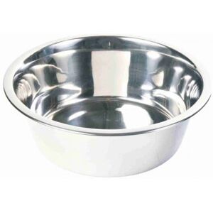 Trixie Dog Food and Water Bowl - Monochrome Stainless Steel 1.8L Trixie Dog Food and Water Bowl - Monochrome Stainless Steel 1.8L