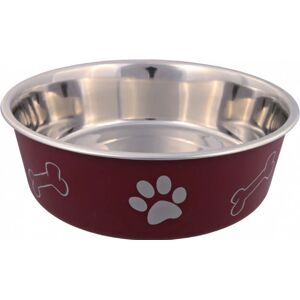 Trixie Dog/Cat Bowl - Plastic Coated, 23cm, 2.2L - Pet Feeding Dish Trixie Dog/Cat Bowl - Plastic Coated, 23cm, 2.2L - Pet Feeding Dish