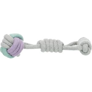 Jouet pour chien Trixie Junior Boule nouée sur corde - 23cm - Publicité Jouet pour chien Trixie Junior Boule nouée sur corde - 23cm - Publicité