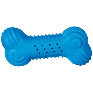 Trixie Dog Cat Toy - Rubber Chew Bone Water Play - 11cm Trixie Dog Cat Toy - Rubber Chew Bone Water Play - 11cm