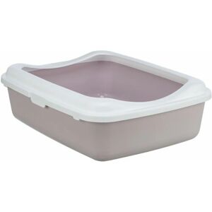 Litière pour chat Trixie Lilas/Blanc - Design ouvert, Plastique, 37x15x48cm - Publicité Litière pour chat Trixie Lilas/Blanc - Design ouvert, Plastique, 37x15x48cm - Publicité