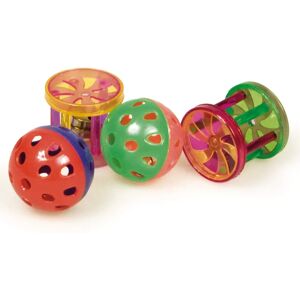 TRIXIE Kattleksaker - 60 st olika plastkulor och rullar TRIXIE Kattleksaker - 60 st olika plastkulor och rullar