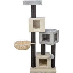 Trixie Enzo Arbre à Griffer pour Chats - Multi-niveaux, Crème/Gris/Noir - Publicité Trixie Enzo Arbre à Griffer pour Chats - Multi-niveaux, Crème/Gris/Noir - Publicité