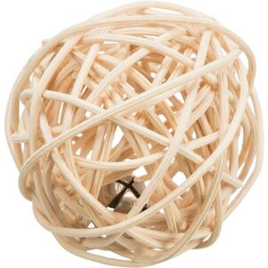 Trixie Valerian Wood and Plush Playing Rod with Pompom Balls - Cat Toy Trixie Valerian Wood and Plush Playing Rod with Pompom Balls - Cat Toy