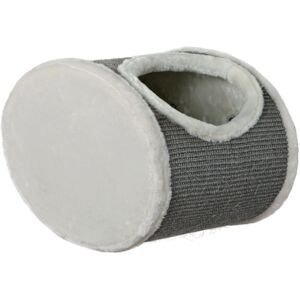 Trixie Cat Scratcher and Wall Cave - Cream/White/Grey - Cat Resting and Scratching Trixie Cat Scratcher and Wall Cave - Cream/White/Grey - Cat Resting and Scratching