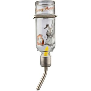 Trixie Small Animal Water Bottle - Glass, 125ml - Distributes water for hamsters, guinea pigs Trixie Small Animal Water Bottle - Glass, 125ml - Distributes water for hamsters, guinea pigs
