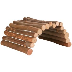 Trixie Small Animal Habitat Decor - Wood Bridge 28x17cm Trixie Small Animal Habitat Decor - Wood Bridge 28x17cm