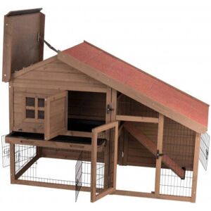 Conjunto para pequeños animales Trixie Natura con dos niveles - Marrón oscuro Conjunto para pequeños animales Trixie Natura con dos niveles - Marrón oscuro