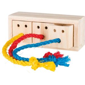 Trixie Wooden Snack Cube for Small Animals - Pet Toy Trixie Wooden Snack Cube for Small Animals - Pet Toy