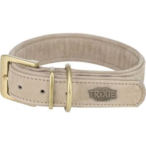 Trixie Model 1887016 Leather Light Grey Collar - collar Trixie Model 1887016 Leather Light Grey Collar - collar