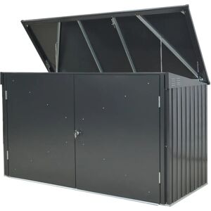 TEPRO Universalbox Store Max - Caja de almacenamiento metálica grande TEPRO Universalbox Store Max - Caja de almacenamiento metálica grande