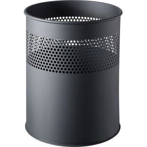 Helit H2515795 Conteneur à déchets - Acier inoxydable rond noir Helit H2515795 Conteneur à déchets - Acier inoxydable rond noir