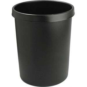 Helit H6106295 Conteneur à Déchets - Rond en Plastique Noir - Publicité Helit H6106295 Conteneur à Déchets - Rond en Plastique Noir - Publicité