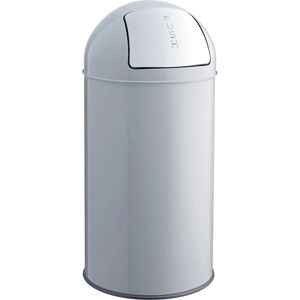 Contenedor de basura de acero inoxidable Helit H2401487 - 50L Gris para interiores Contenedor de basura de acero inoxidable Helit H2401487 - 50L Gris para interiores
