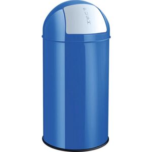 Helit H2401434 Abfallbehälter - Edelstahl, Blau - 50L Helit H2401434 Abfallbehälter - Edelstahl, Blau - 50L